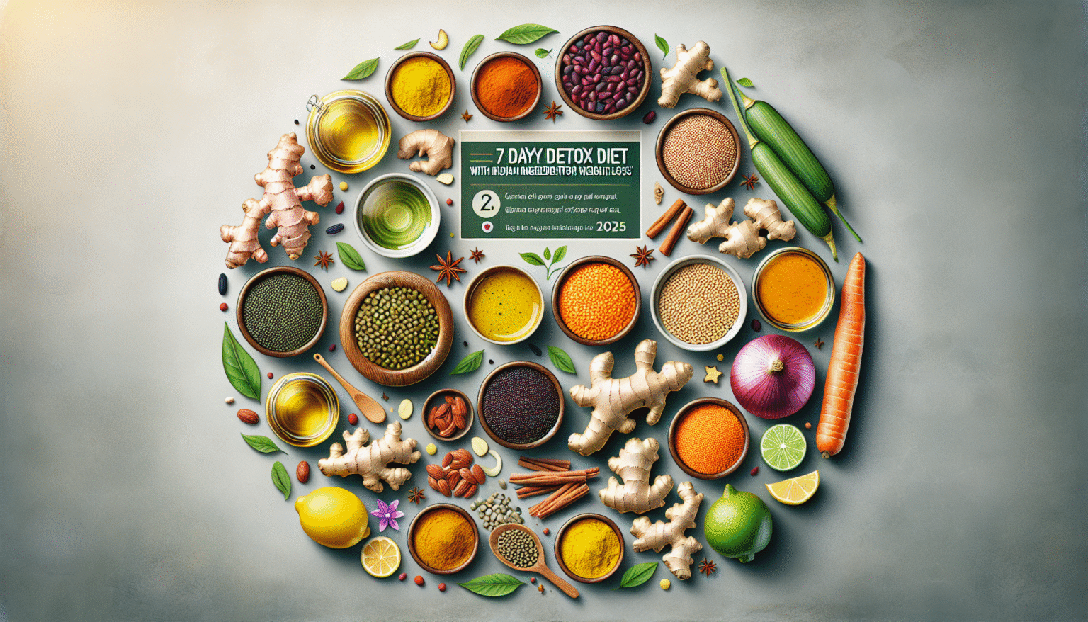 Complete 7 Day Detox Diet With Indian Ingredients for Weight Loss 2025