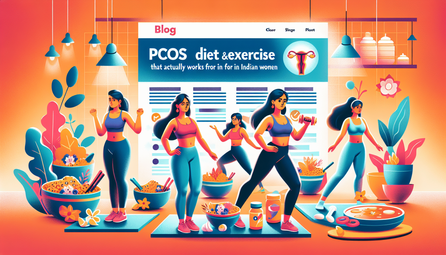 PCOS Diet and Exercise Plan That Actually Works for Indian Women 2025
