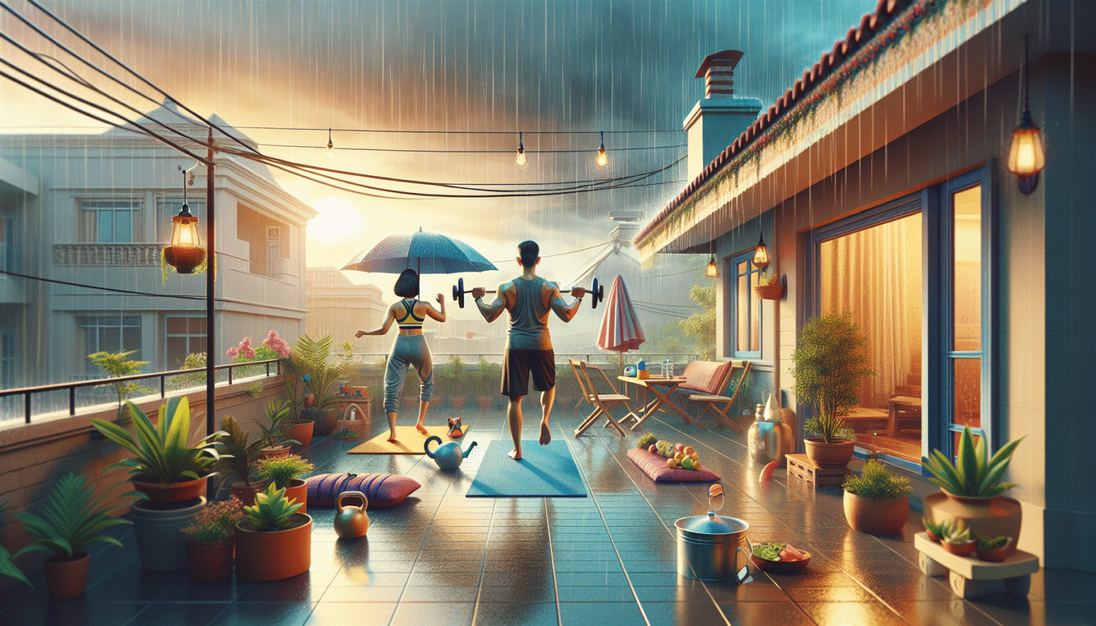 Terrace Workout Ideas for Indian Homes During Monsoon Season 2025